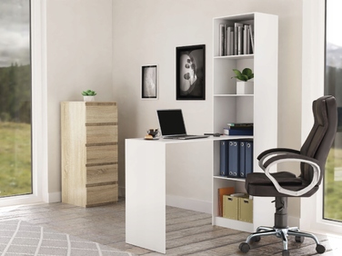 Стелаж TopEshop 50 см x 182 см x 30 см, білий