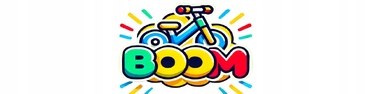 Беговель для хлопчика BOOM, надувні колеса, чорний