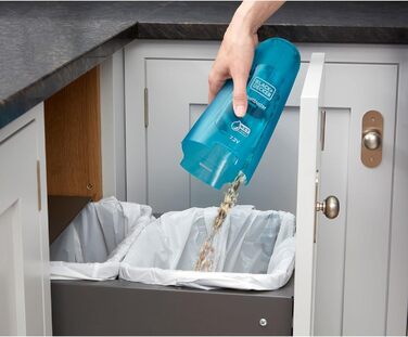 BLACK+DECKER 2-в-1 ручний пилосос для вологого і сухого прибирання, 7.2В, насадка-гумова ліпа для вологого прибирання, прозорий контейнер, зарядна станція з кріпленням на стіну, щітка, модель WDC215WA