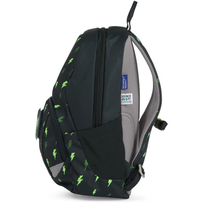 Дитячий рюкзак ergobag Ease Large 10 л, легкий, чорний, для школи та дитсадка