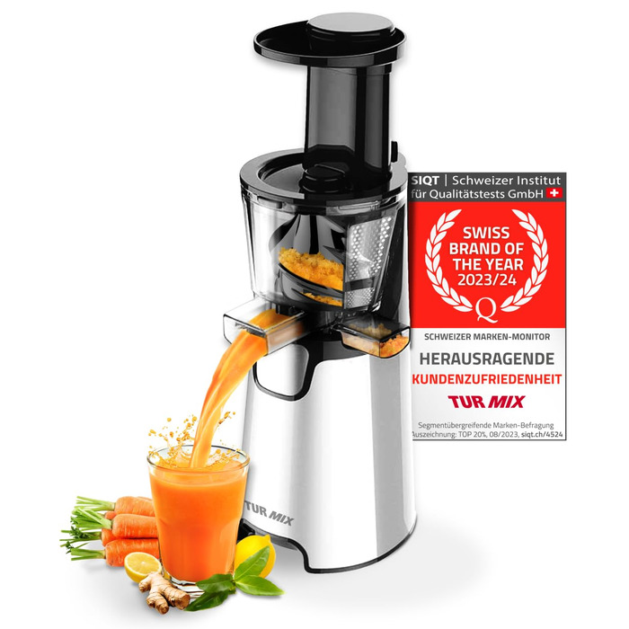 Електрична соковижималка Turmix Multi-Juicer CX 650 для цитрусових (апельсин, лимон) з нержавіючої сталі та системою Stop-Drop