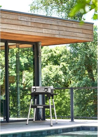 Основа для гриля WMF Lono Master-Grill 50x28 см з регульованими зонами нагріву, нержавіюча сталь, для барбекю на вулиці
