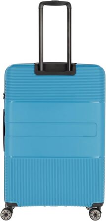Валіза Travelite WAAL 76 см, 4 колеса, TSA замок, бірюзова, жорсткий корпус, 98 л, з переробленою підкладкою