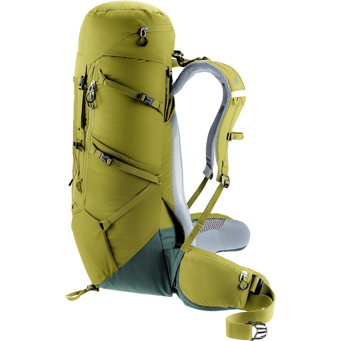 Туристичний рюкзак Deuter Aircontact Core 40+10 л, зелений, модель 2024, для трекінгу