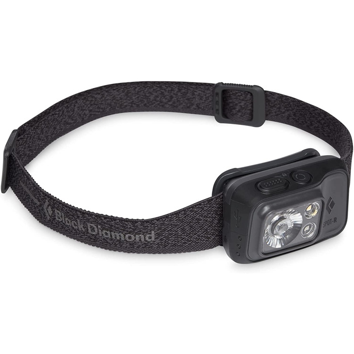 Налобний ліхтар Black Diamond Spot 400-R, графітовий, універсальний розмір, акумуляторний