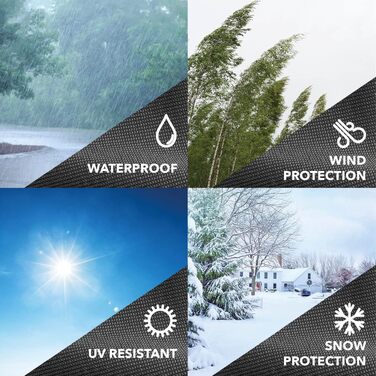 Чохол для парасольки Bosmere Allwetter, великий, антрацит (L) з блискавкою