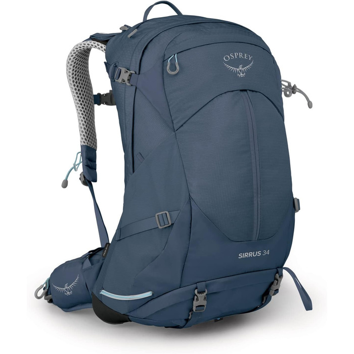 Жіночий туристичний рюкзак Osprey Sirrus 34 л, синій Muted Space Blue