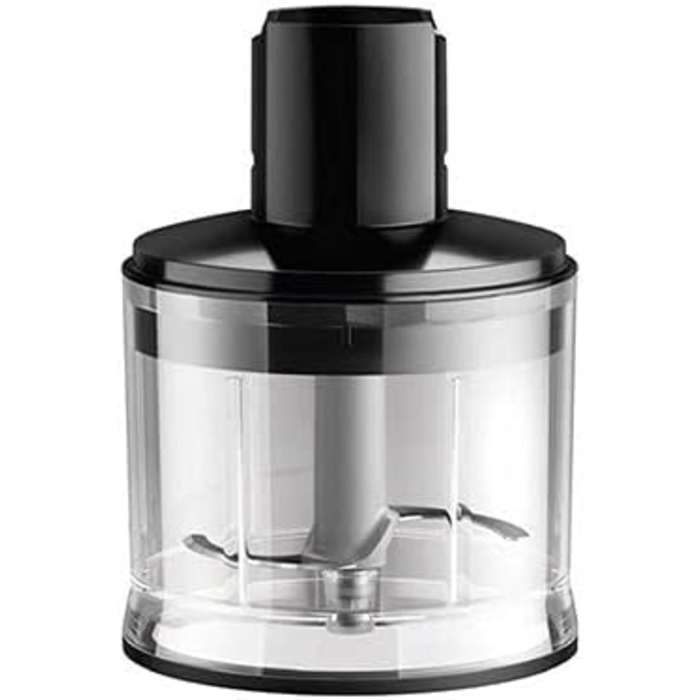 Блендер Braun MultiQuick 7 MQ 7045X, 1000 Вт, чорний + подрібнювач MQS 230 BK, 500 мл, EasyClick Plus, BPA-free, для MultiQuick 7/9