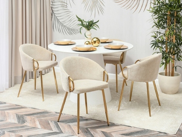 Стілець Mebel-Partner, тканина, бежевий, 1 шт.