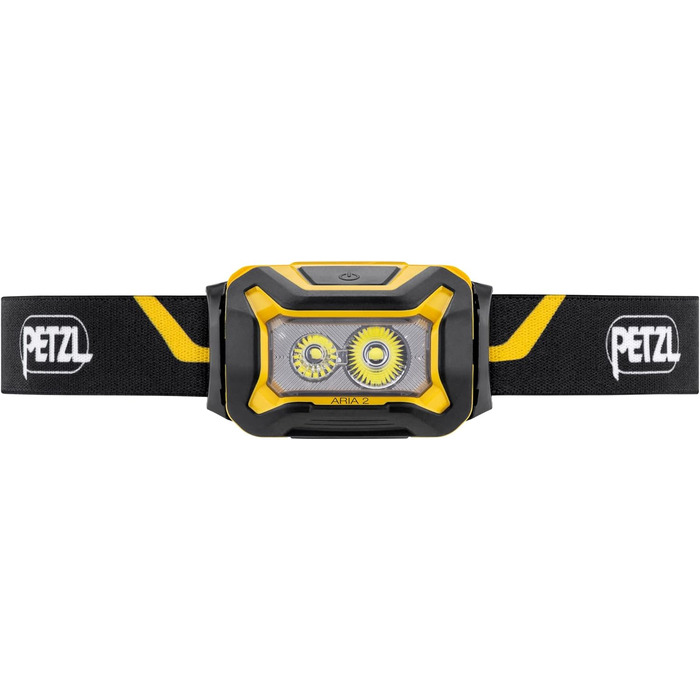 PETZL ARIA 2 – компактний водонепроникний налобний ліхтар 450 лм, чорний