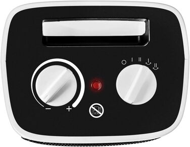 Конвектор електричний Trotec TFC 17 E з функцією обертання, 1200/2000 Вт, білий/чорний