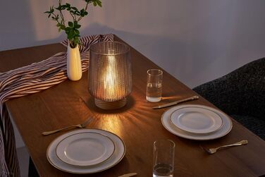 LED мобільна настільна лампа Pauleen 48311 Fancy Glamour з таймером, Taupe (тауп)