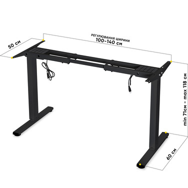 Каркас Mealux Powerframe Duo Black (арт. BS-20 Black)