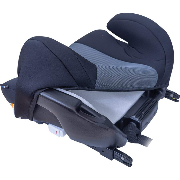 Дитяча автопідставка PETEX Max Plus з Isofix, сіра, ECE R129 i-Size, для дітей 7-12 років, зростом 125-150 см
