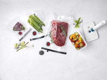 Набір для вакуумного зберігання ZWILLING Fresh & Save, пластик, 7 предметів: контейнер, помпа, пакети, La Mer