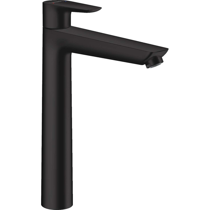 Змішувач для ванної кімнати Hansgrohe Talis E, чорний мат, висота виливу 110 мм, водозберігаючий (EcoSmart)