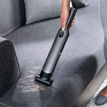 Портативний акумуляторний пилосос Shark WandVac 1.0, міні ручний пилосос, легкий, потужний, насадки для пилу та щілин, для різних поверхонь, база для заряджання, сірий, модель WV200EU, бежевий (Sand Melange 4651)