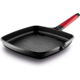 Сковорода Castey Grill 27 см з алюмінію, для всіх плит (включно з індукцією) та духовки
