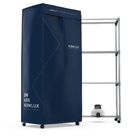 Портативний електричний сушарка для білизни Newlux Secadry (1200W) з UV-дезінфекцією, місткість 15 кг, 4 режими, синій