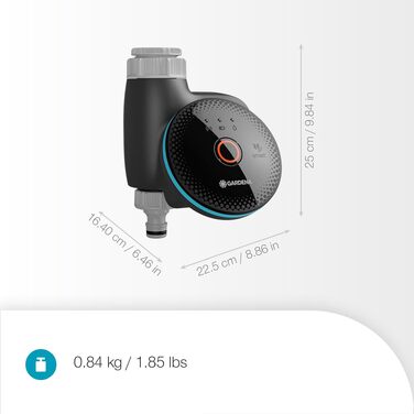Gardena Smart Water Control 19033-20: Автоматичний контролер поливу з інтеграцією Smart Home та захистом від заморозків
