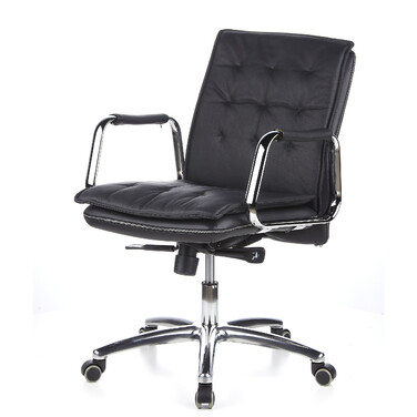 Офісне крісло / Крісло для керівника VILLA 10 Nappa Leather Black hjh OFFICE