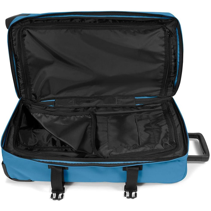 Валіза Eastpak Tranverz M 78L на колесах, синя (Aviator Blue), 67x35.5x30 см, з TSA-замком та телескопічною ручкою
