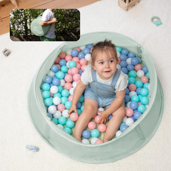 Дитяче пляжне намет Babymoov Strandmuschel 3-in-1 Aquani Matrose з UV-захистом SPF 50, басейн та манеж для відпочинку (Прованс)
