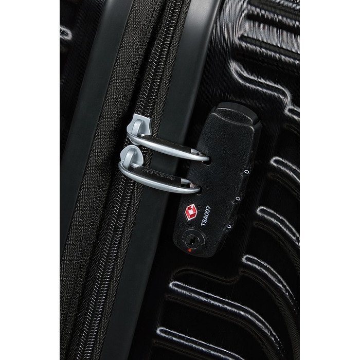 Дорожня валіза American Tourister Mickey Clouds, розмір S, розширювана, 55 см, 38/45 л, чорна з принтом Міккі Мауса, ручна поклажа, на колесах