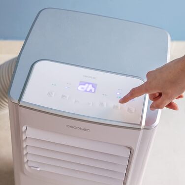 Мобільний кондиціонер Cecotec ForceClima 7100 7000 BTU з пультом ДУ, LED-дисплеєм, 4 режими, 2 швидкості, охолодження до 15 м²