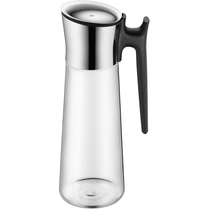 Скляна карафа WMF Basic з кришкою, 1,5 л - скляна посуда для води з нержавіючої сталі