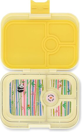 Ланчбокс Yumbox Panino M (Lulu Purple), середній, 4 відділення, дитяча бенто-бокс для школи та дорослих