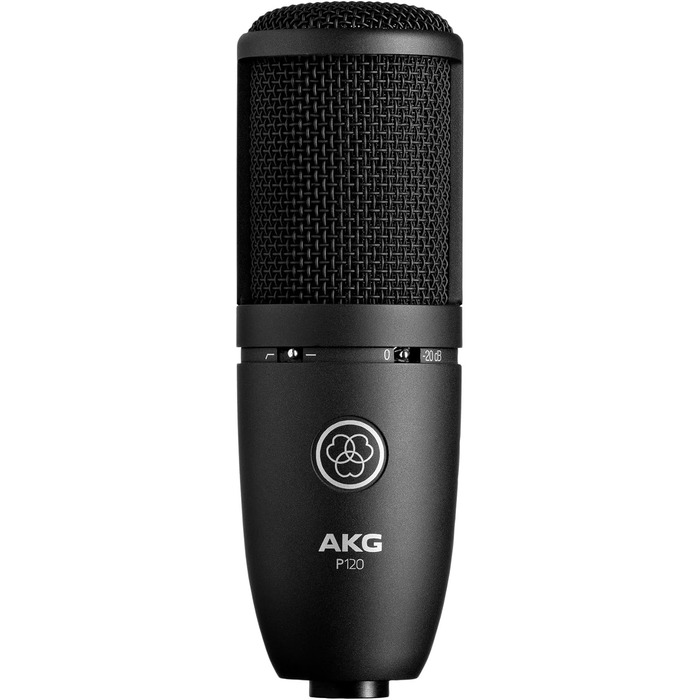 Студійний конденсаторний мікрофон AKG P120, чорний