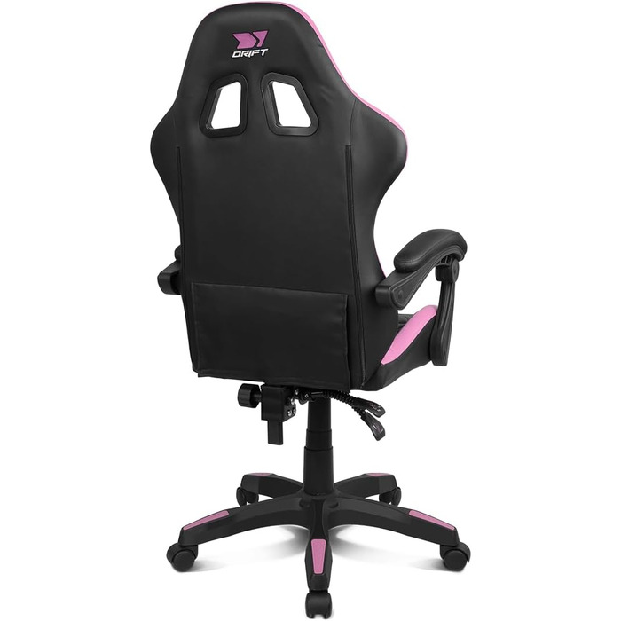 Ігровий крісло DRIFT GAMING DR35 - комфорт та підтримка для геймерів, чорно-сірий колір, з подушками для спини та шиї, регульоване, на міцній базі, з підлокітниками