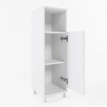 Пенал для ванної Vicco Fynn, білий, 30x95 см, шафа для зберігання