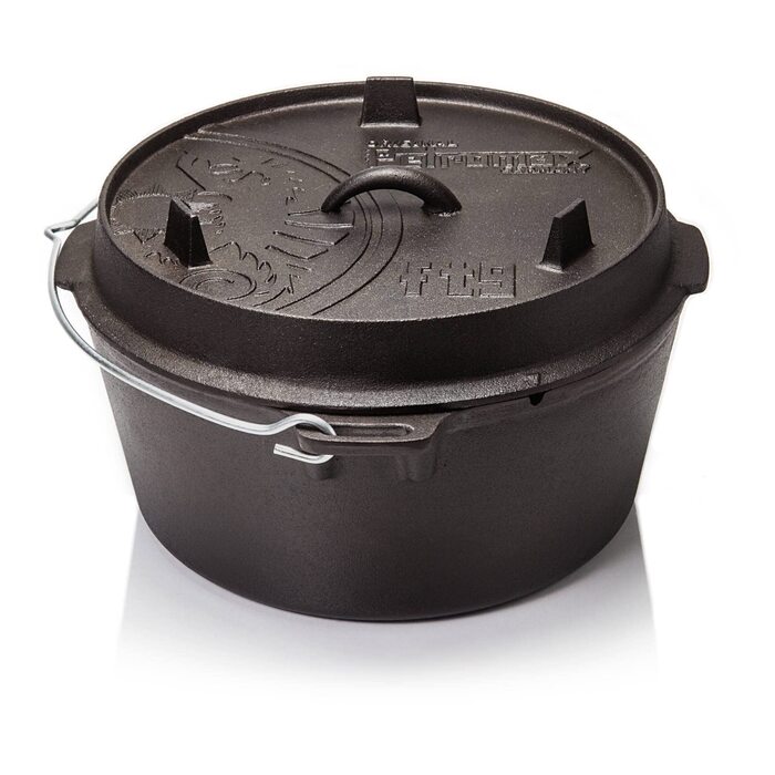 Чавунний казанок Petromax Feuertopf - Dutch Oven для готування та випікання на відкритому вогні
