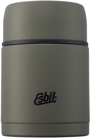 Термоконтейнер Esbit Classic для їжі, 750 мл, оливковий, нержавіюча сталь – харчовий термос для гарячих та холодних страв
