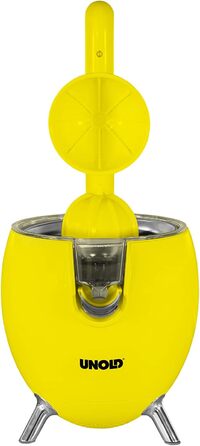 Електрична цитрусова соковижималка Unold 78132 Power Juicy, 300 Вт, для великих і малих цитрусів, BPA Free, мультиколор, знімна, можна мити в посудомийній машині