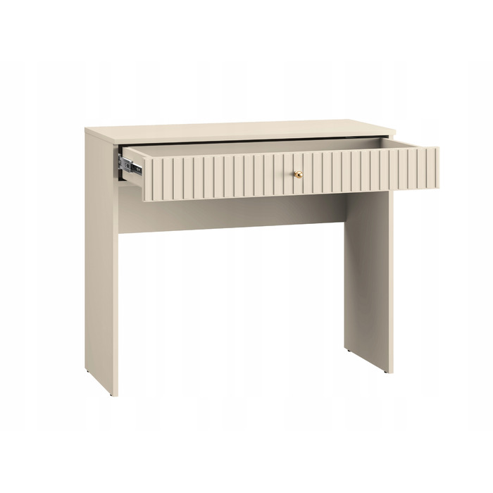 Туалетний столик ML Meble, відтінки бежевого, матовий, 92 x 78 x 40 см
