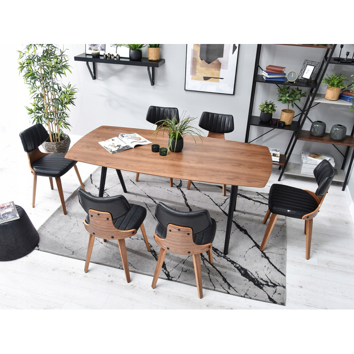 Стілець Mebel-Partner, штучна шкіра, чорний, 1 шт.