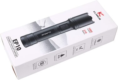 Ліхтарик KLARUS EP10 1000 Люмен USB-C, тактичний, 4 режими, водонепроникний IPX6 для кемпінгу, дому та вулиці