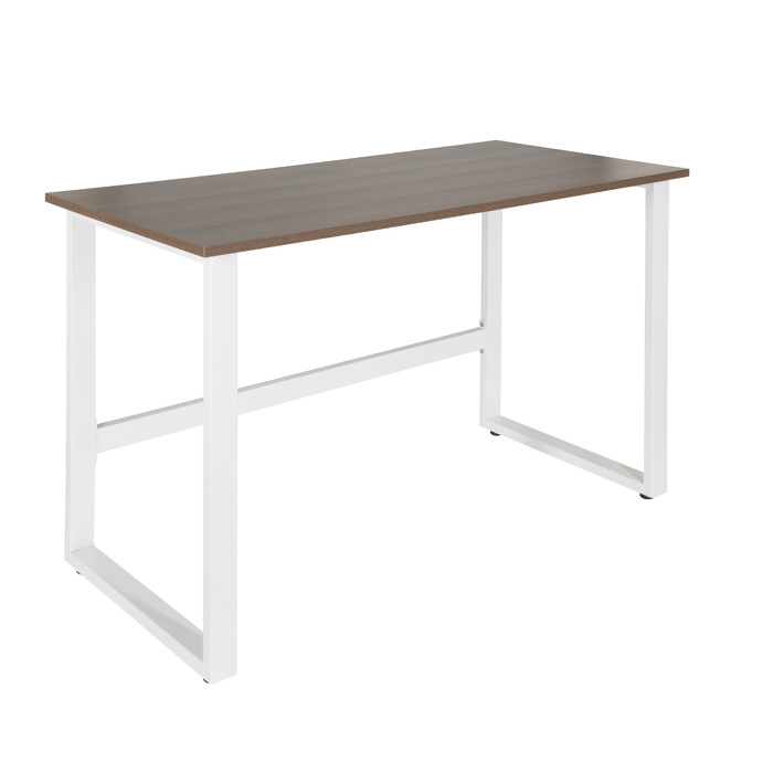 Письмовий стіл / Комп'ютерний стіл WORKSPACE LIGHT I 120 x 60 см, горіх / білий, hjh OFFICE