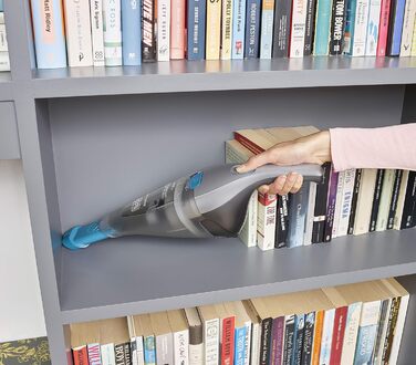Пилосос ручний акумуляторний Black+Decker Dustbuster NVC215WA-QW, безмішковий, 7,2V, насадки для щілин і м'яких меблів, настінна зарядка, 385 мл, кобальтово-синій