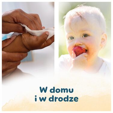 Дитячі вологі серветки Pampers Harmonie Protect & Care, без віддушок, 18 упаковок по 44 шт (792 серветки)