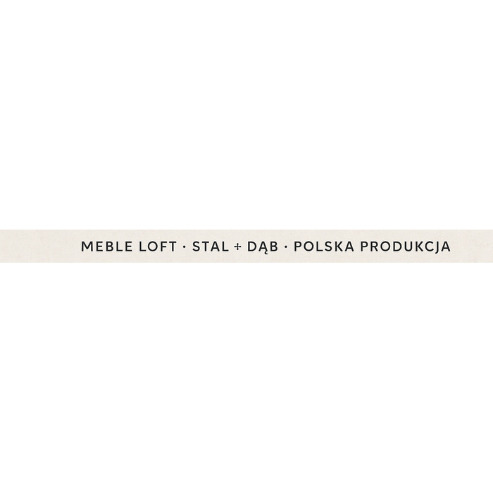 Мінімалістична консоль у передпокій LOFT 80x100x20 см, чорний матовий + дуб