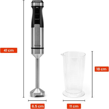 Блендер для смузі Philips Blend & Go 500W, 600 мл, сріблястий - професійний блендер для коктейлів та протеїнових напоїв з нержавіючими лезами