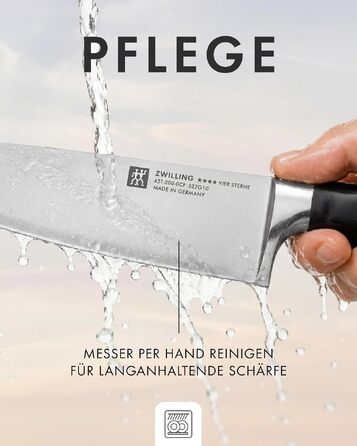 Набір ножів ZWILLING Vier Sterne (4 зірки), 3 предмети, нержавіюча сталь, Made in Germany
