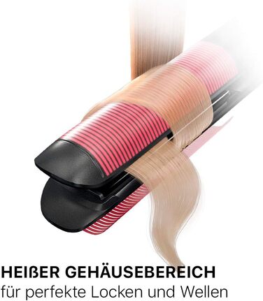 Випрямляч для волосся Swiss’X Pulsecare 101.20/I з іонізацією, електронним регулюванням температури та швидким нагрівом. Швейцарія