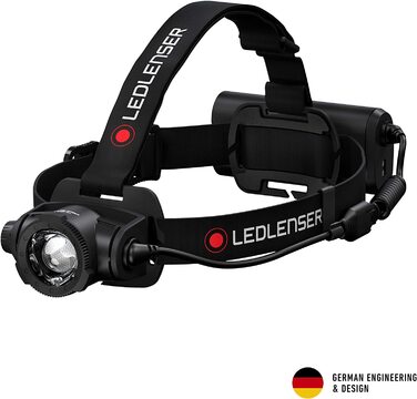 Налобний ліхтар Ledlenser H15R Core, 2500 люмен, LED, акумуляторний, IP67, фокусування, USB-зарядка