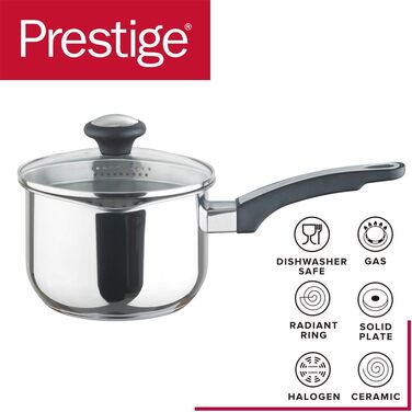 Набір посуду з нержавіючої сталі Prestige Täglich (3 предмети) для щоденного використання