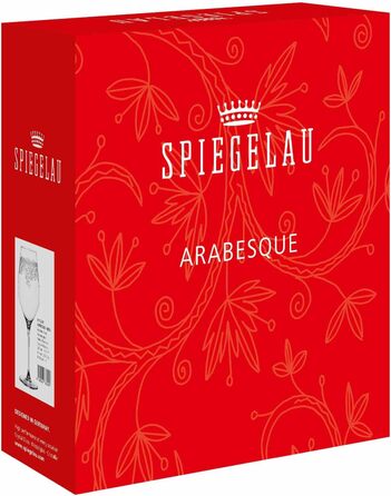 Набір бокалів для бордо Spiegelau Arabesque, 2 шт, 810 мл, кришталь
